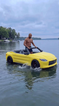Yellow Nissan